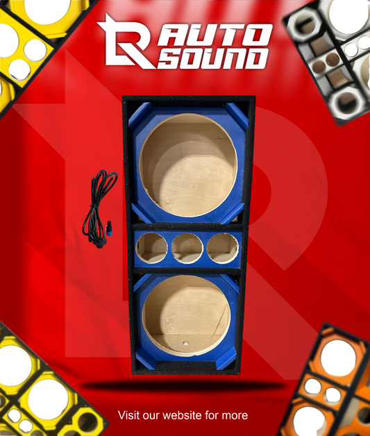 CHUCHERO BOX FOR SPEAKER OF 12 INCHES - BRAZILIAN STYLE - FREE CABLE + PLUG